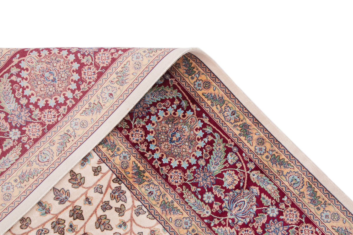 Rund Teppich Kalopsia Ravi in Braun von Hadorn™ - Lifestyle Image