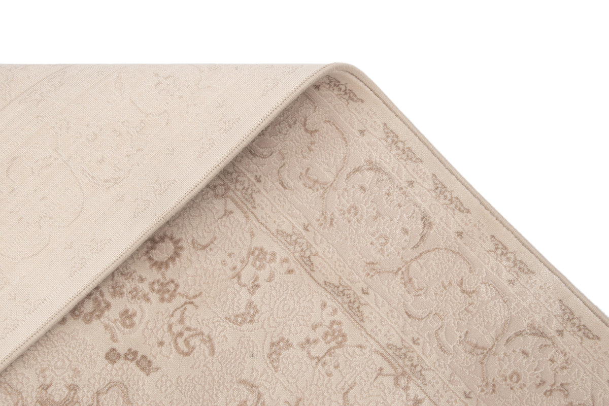 Rund Teppich Leas in Weiss von Hadorn™ - Lifestyle Image