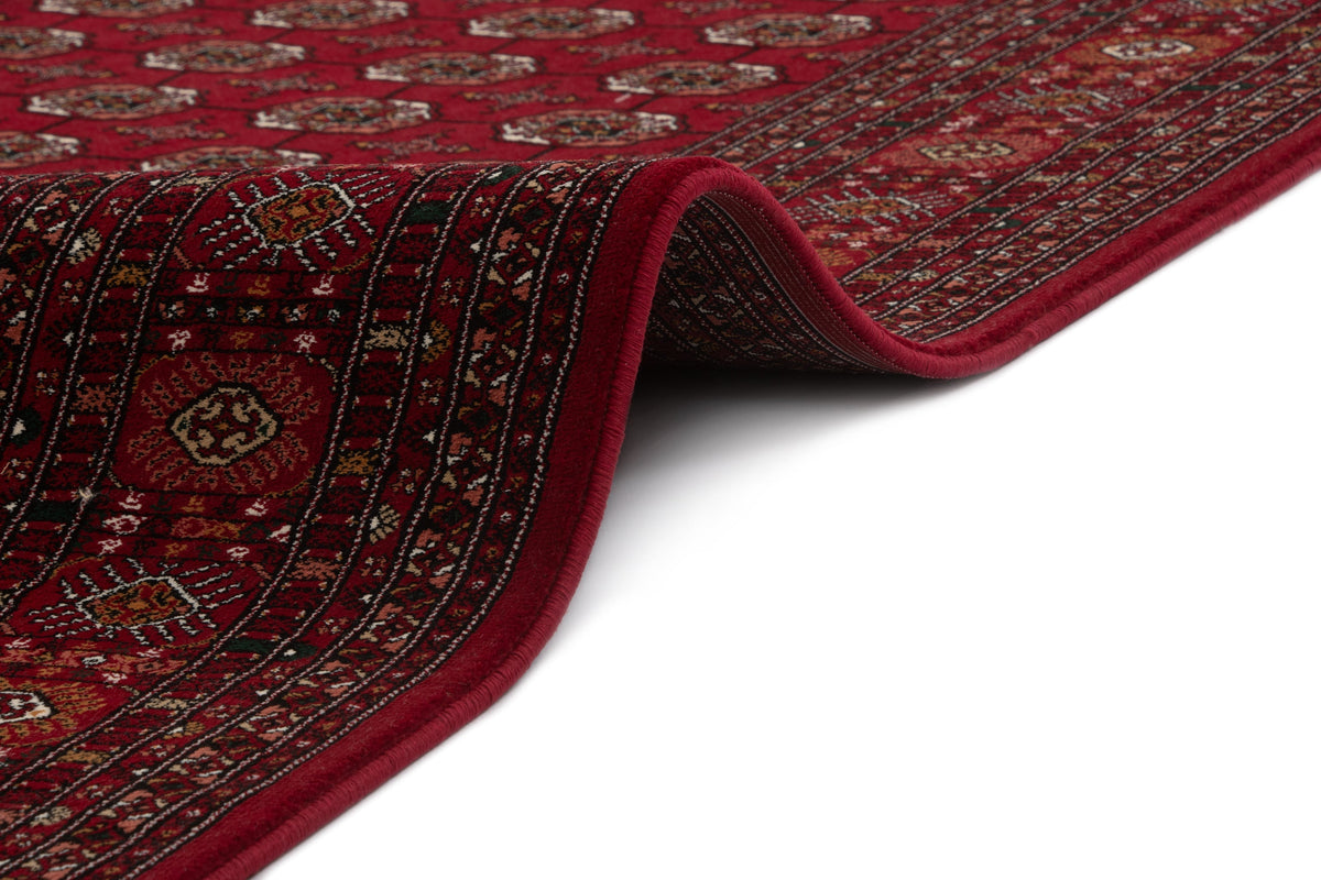 Quadratisch Teppich Sabha Welat in Rot von Hadorn™ - Lifestyle Image