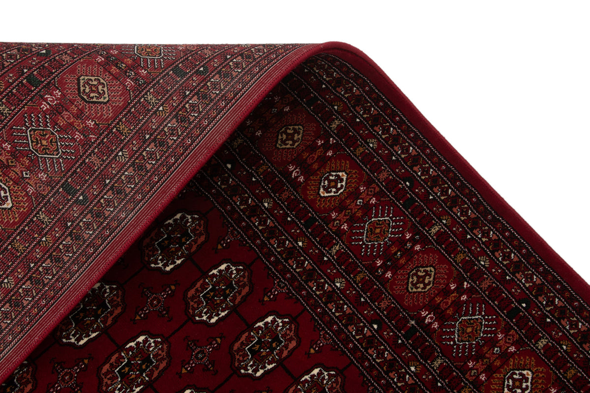 Quadratisch Teppich Sabha Welat in Rot von Hadorn™ - Lifestyle Image