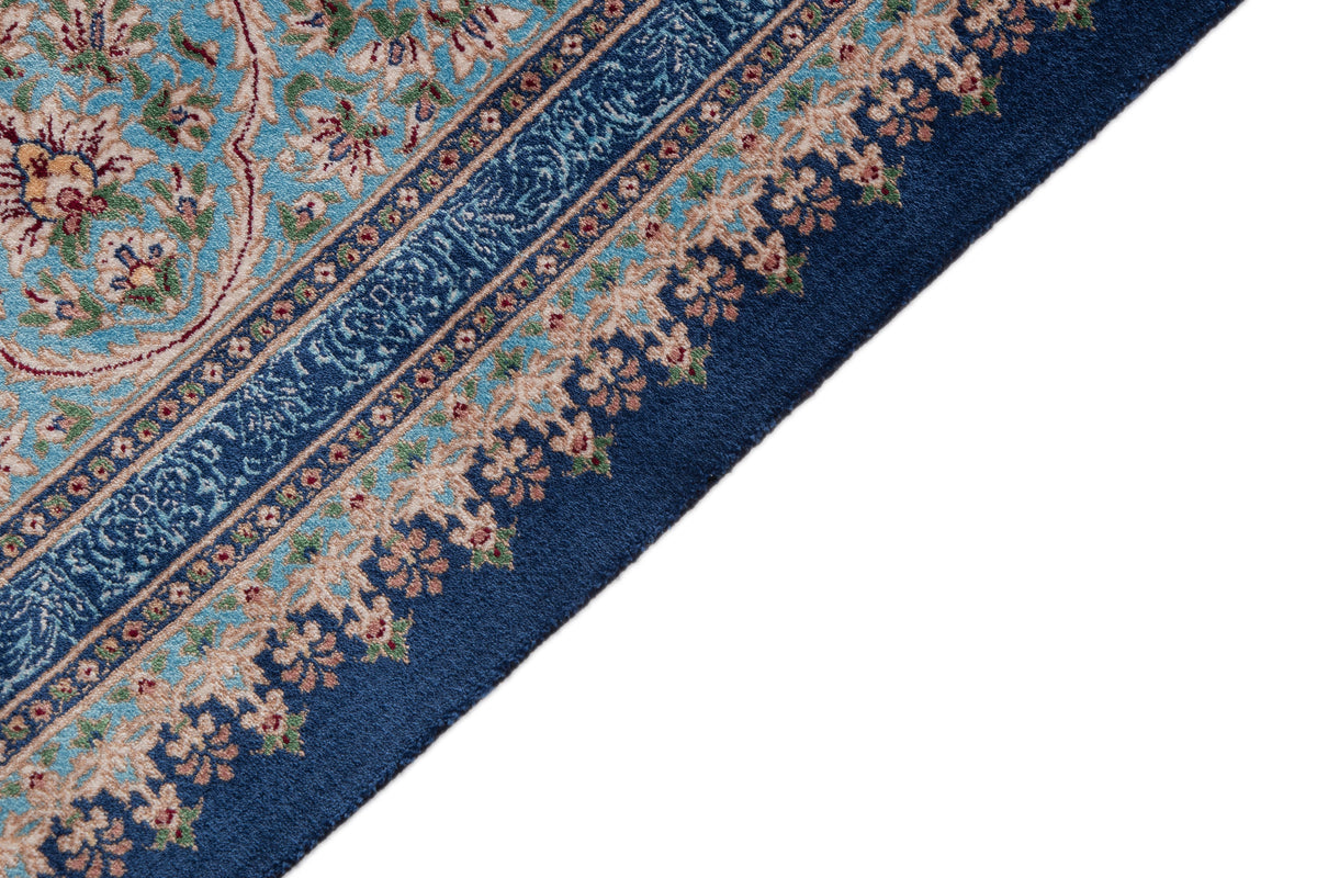 Läufer Teppich Kalopsia Malaquita in Blau von Hadorn™ - Lifestyle Image