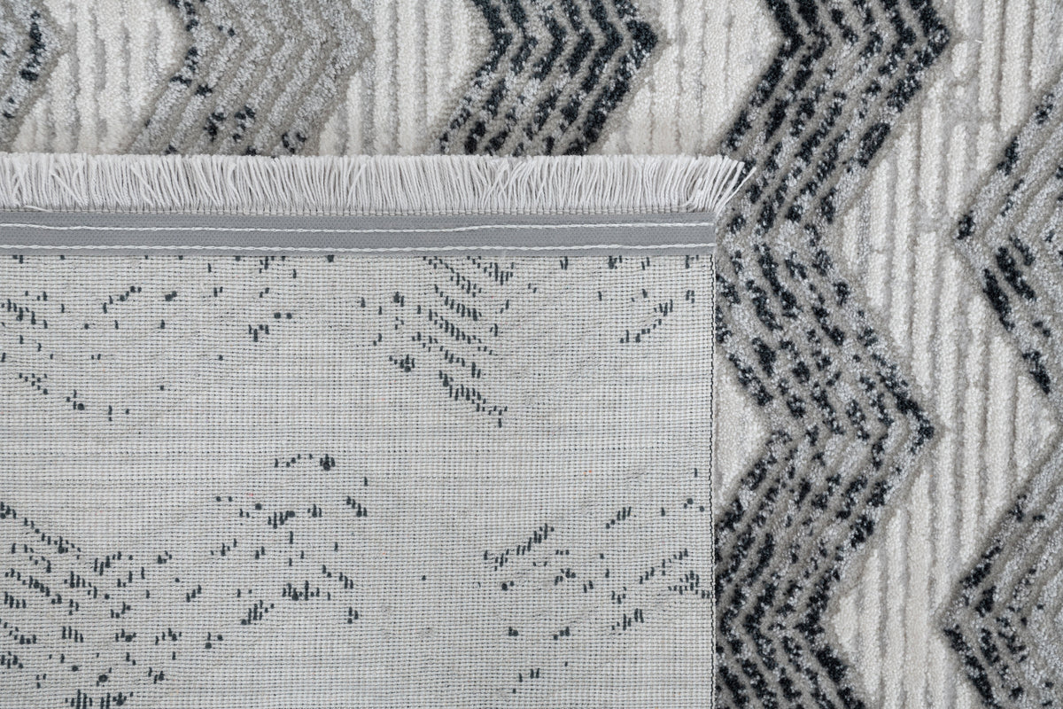 Rechteck Teppich Davos Grecian in Grau von Hadorn™ - Lifestyle Image