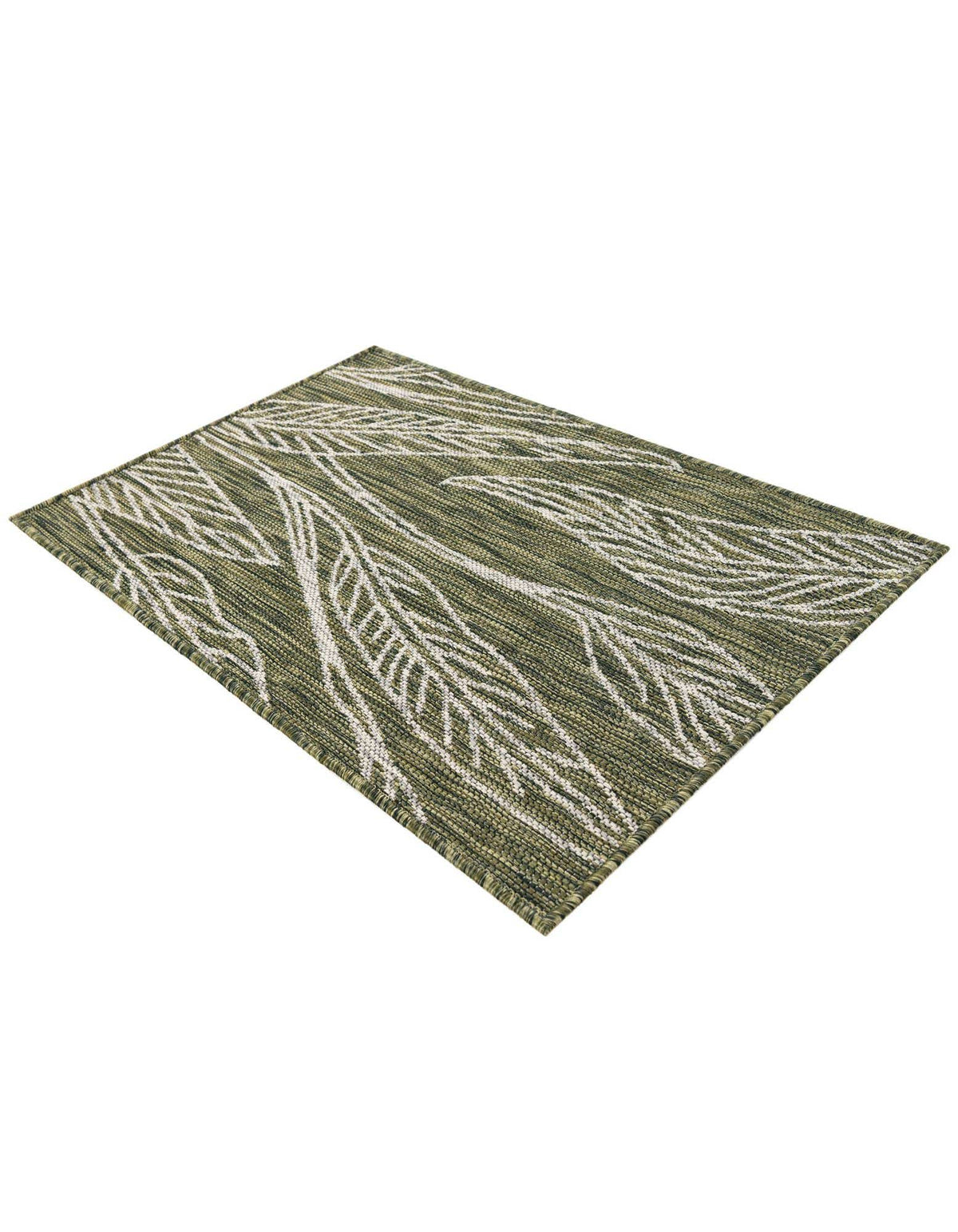 Rechteck Outdoor Teppich Tulum Outdoor in Grün von Hadorn™ - Lifestyle Image