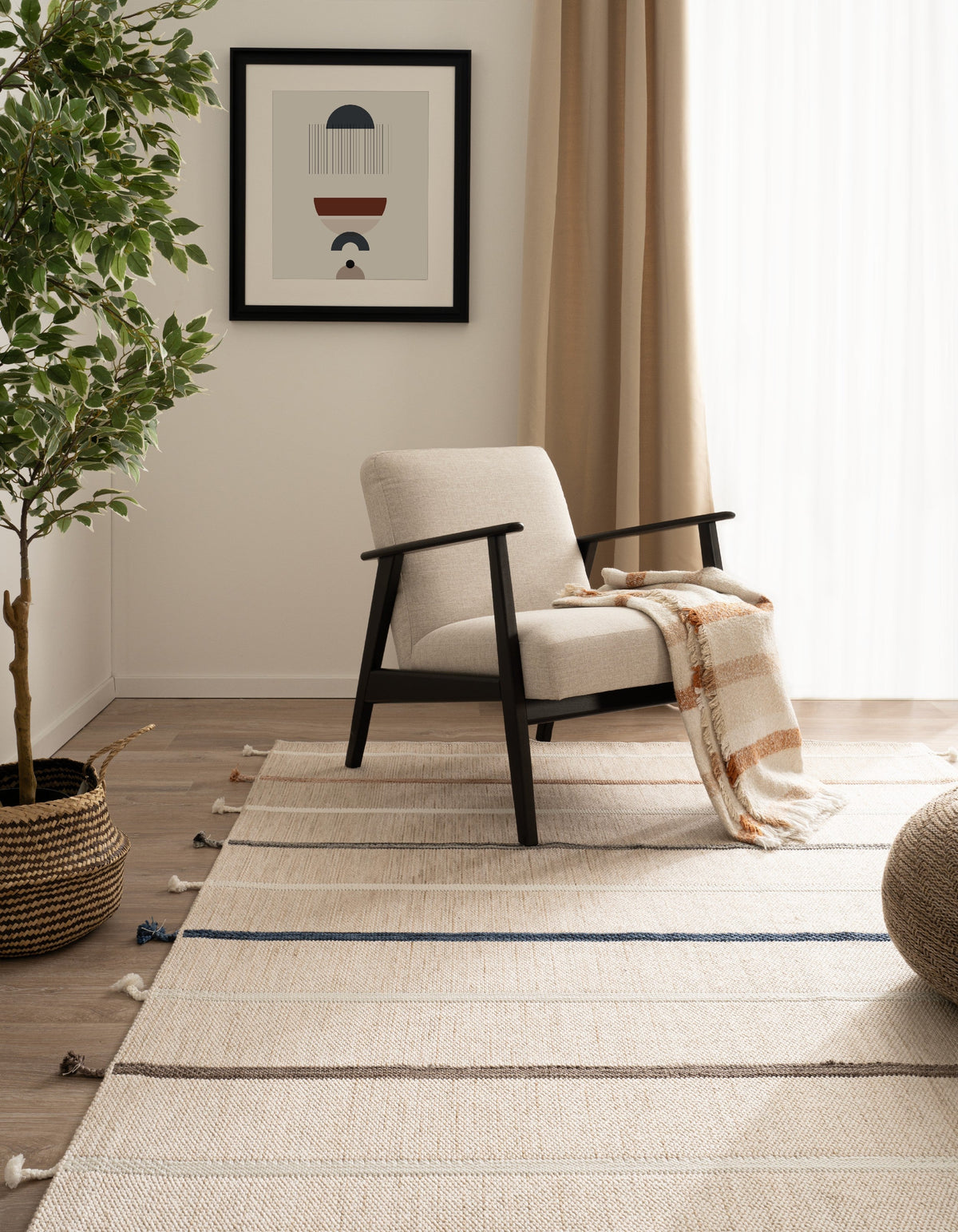 Läufer Teppich Juniper Classic in Elfenbein von Hadorn™ - Lifestyle Image