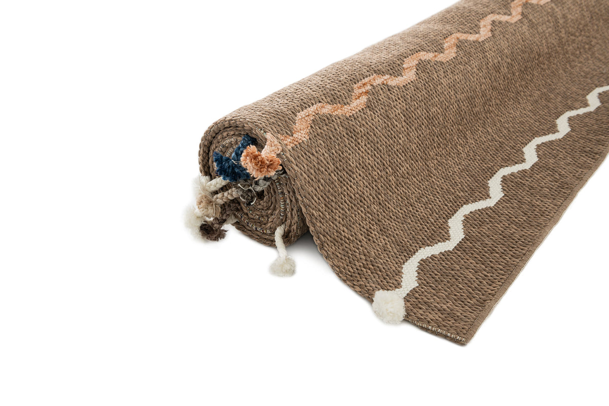 Rechteck Teppich Juniper Classic in Braun von Hadorn™ - Lifestyle Image