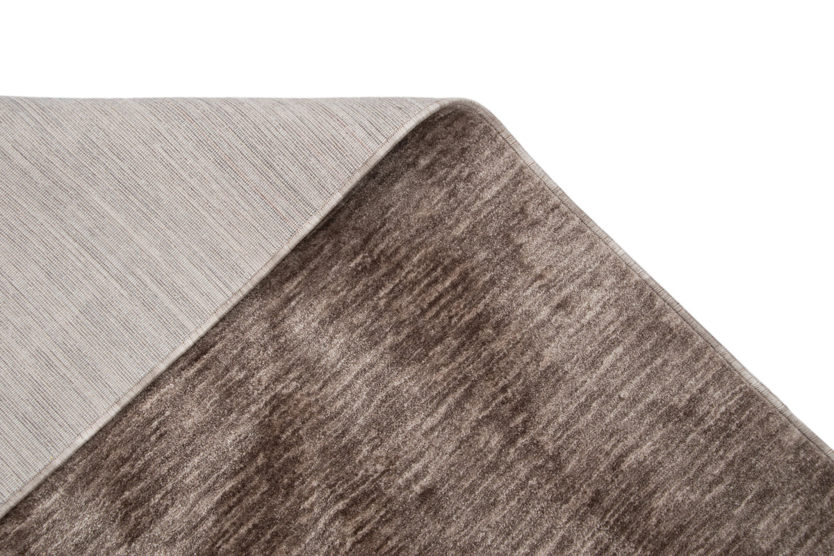 Oval Teppich Gabbeh Design in Braun von Hadorn™ - Lifestyle Image