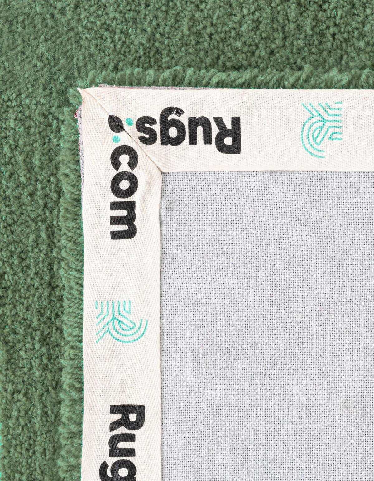 Quadratisch Teppich AI Handgetuftet in Grün von Hadorn™ - Lifestyle Image