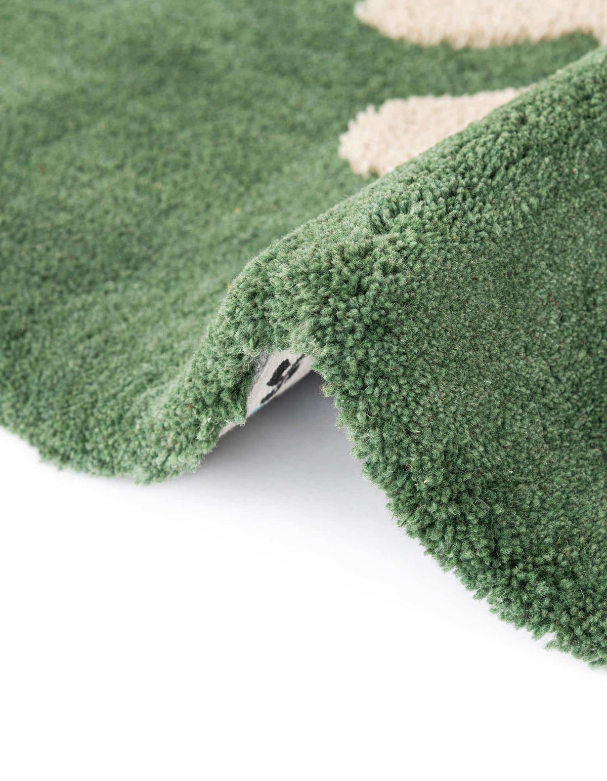 Quadratisch Teppich AI Handgetuftet in Grün von Hadorn™ - Lifestyle Image