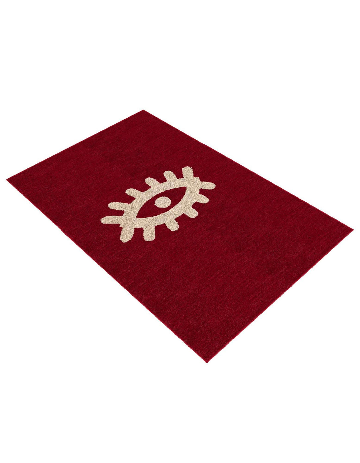 Rechteck Teppich AI Handgetuftet in Rot von Hadorn™ - Lifestyle Image