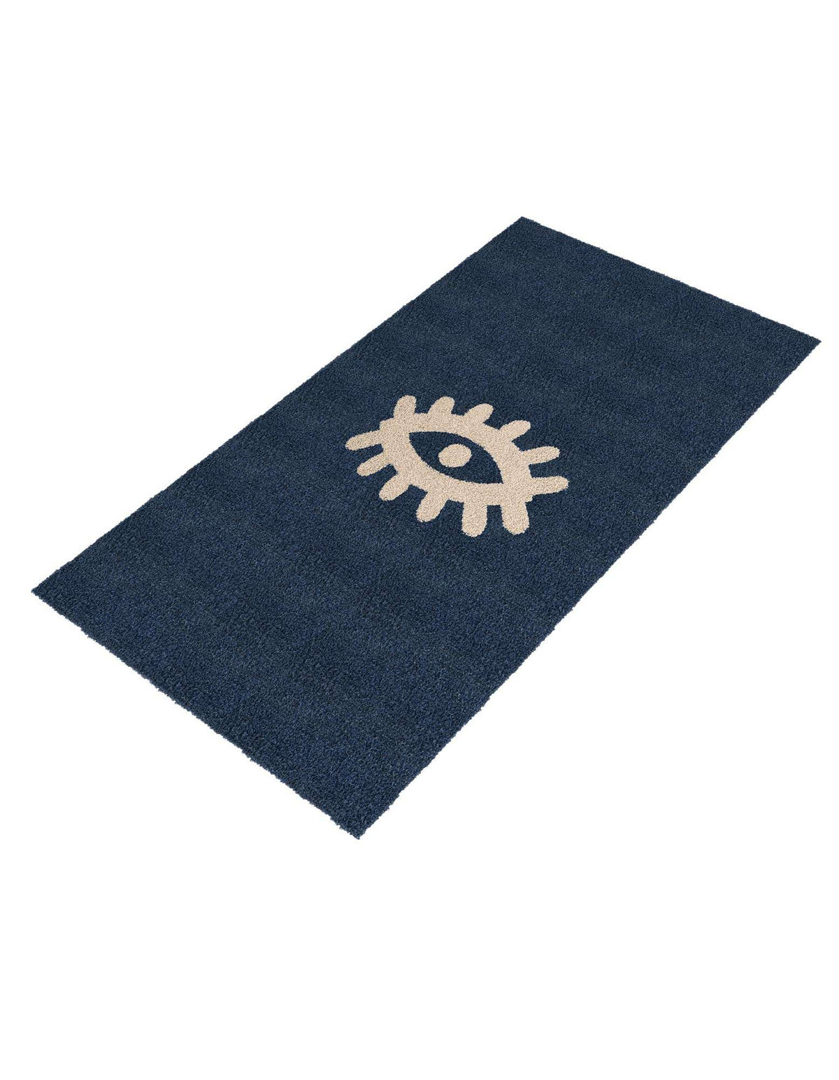 Rechteck Teppich AI Handgetuftet in Marineblau von Hadorn™ - Lifestyle Image