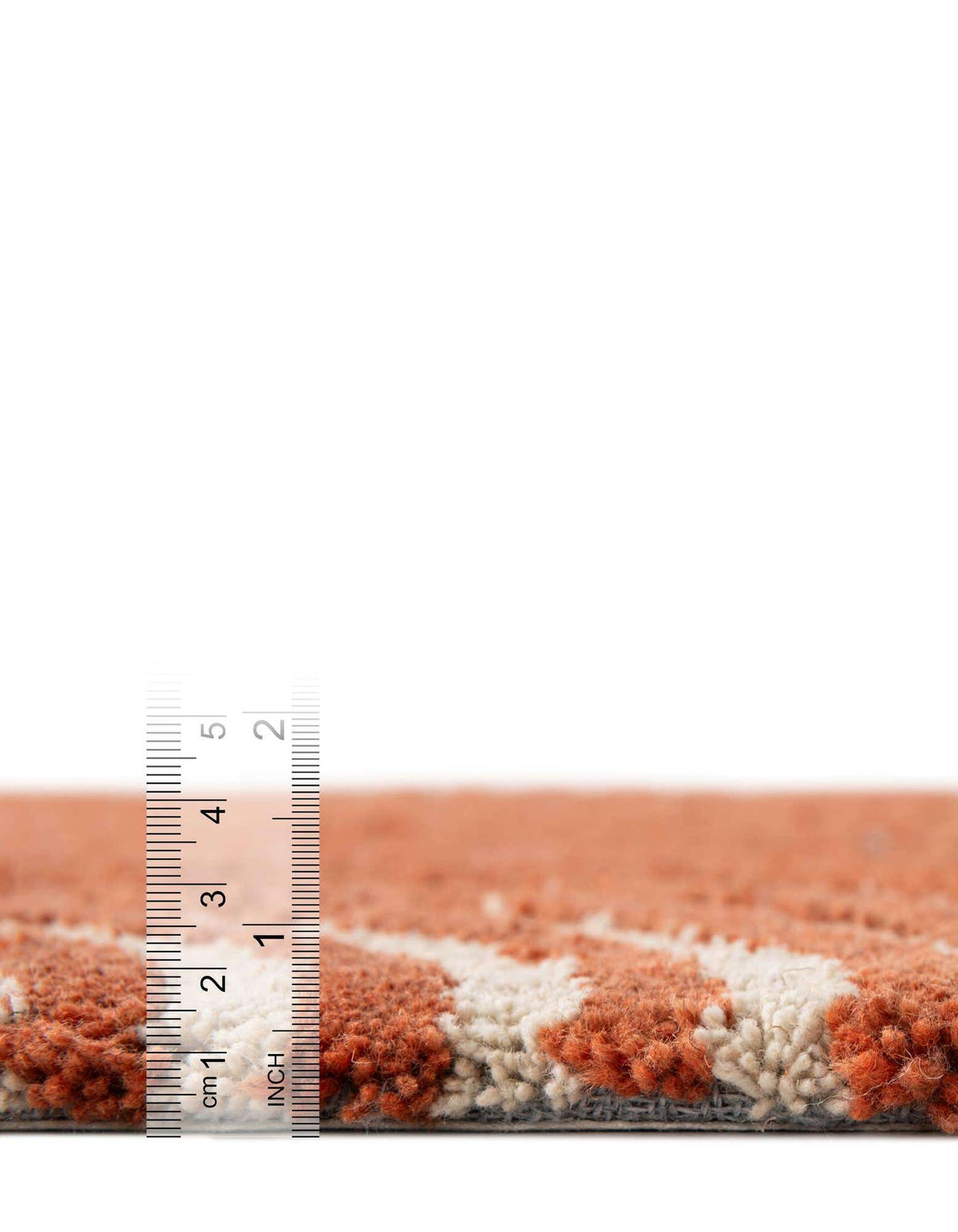 Quadratisch Teppich AI Handgetuftet in Orange von Hadorn™ - Lifestyle Image