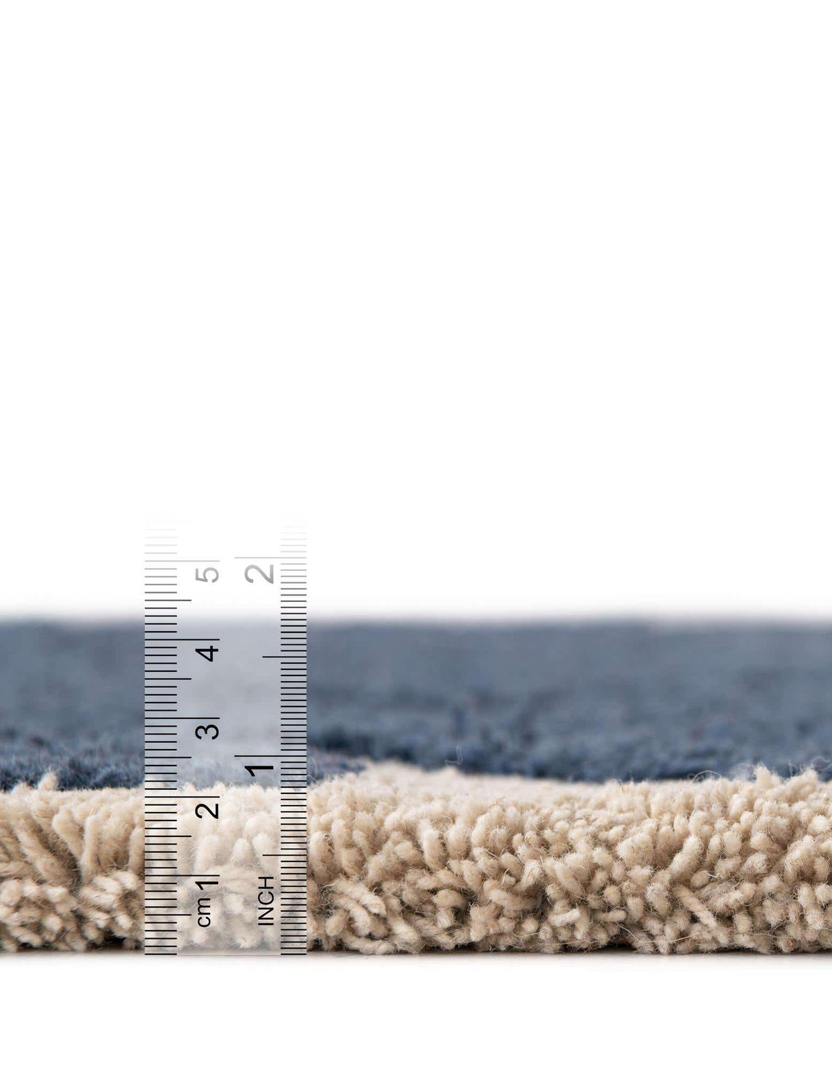Läufer Teppich AI Handgetuftet in Marineblau und Elfenbein von Hadorn™ - Lifestyle Image