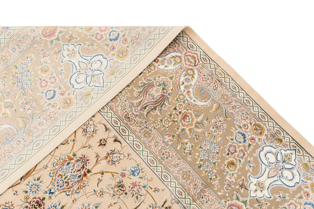 Rechteck Teppich Ghom Design in Beige von Hadorn™ - Lifestyle Image