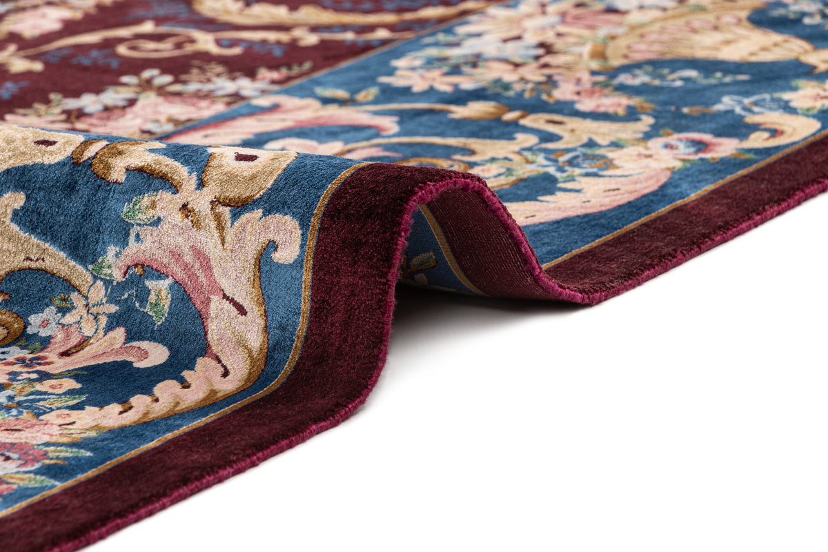 Rechteck Teppich Ghom Design in Rot von Hadorn™ - Lifestyle Image