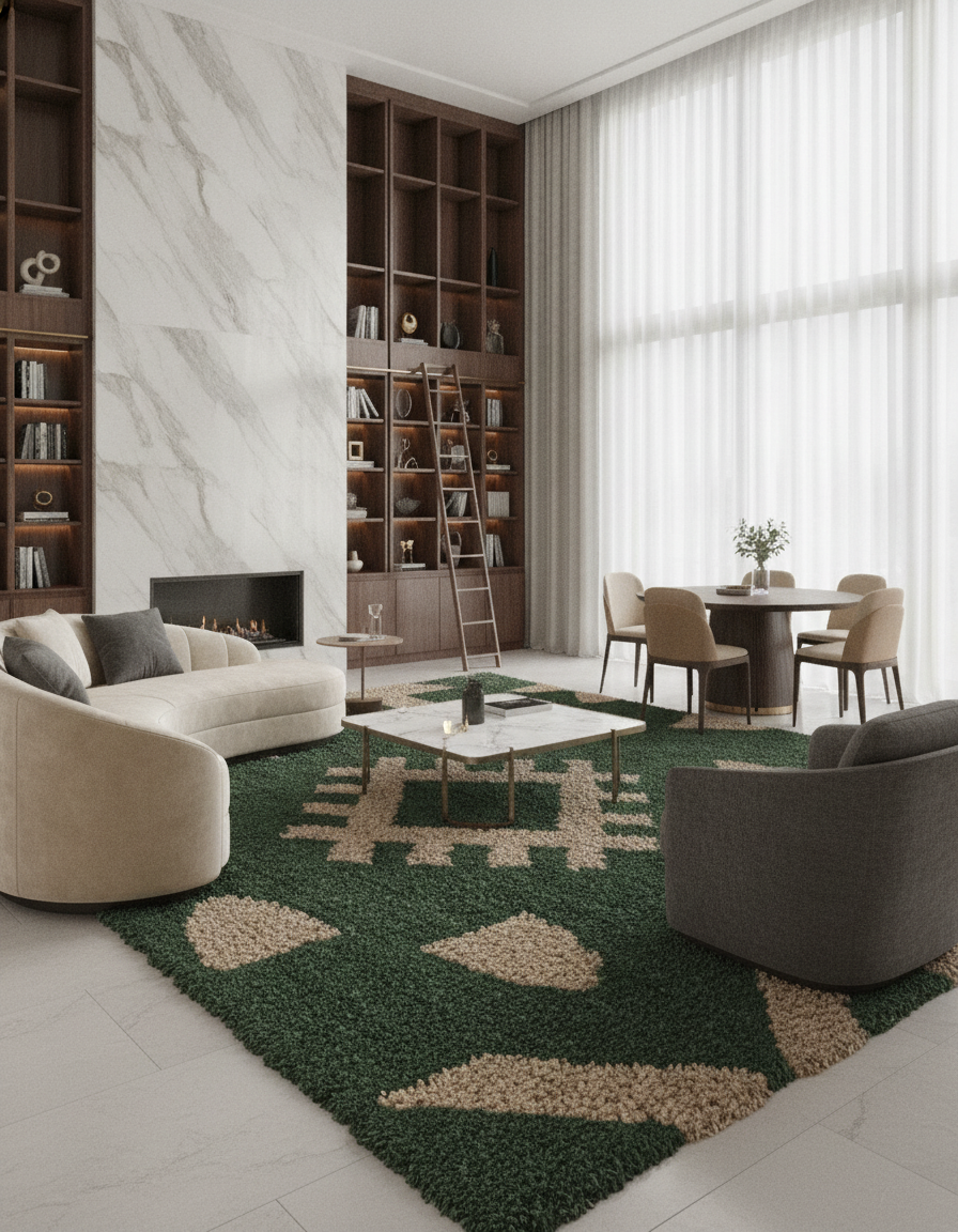 Pure Nature - Handgetuftet Wolle