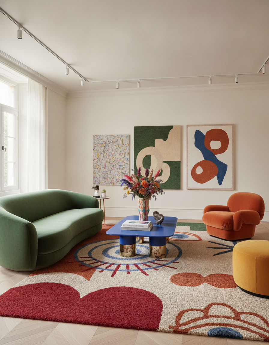 Pure Art - Handgetuftet Wolle