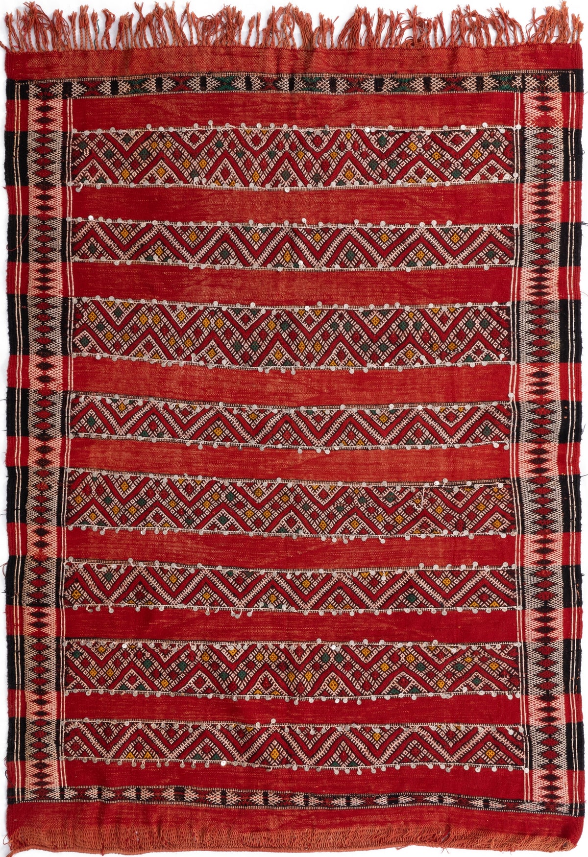 Wolle Teppich Zemour Kelim in Rot von Hadorn™ - Lifestyle Image