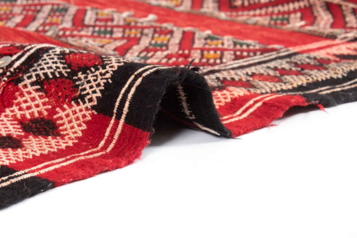 Wolle Teppich Zemour Kelim in Rot von Hadorn™ - Lifestyle Image