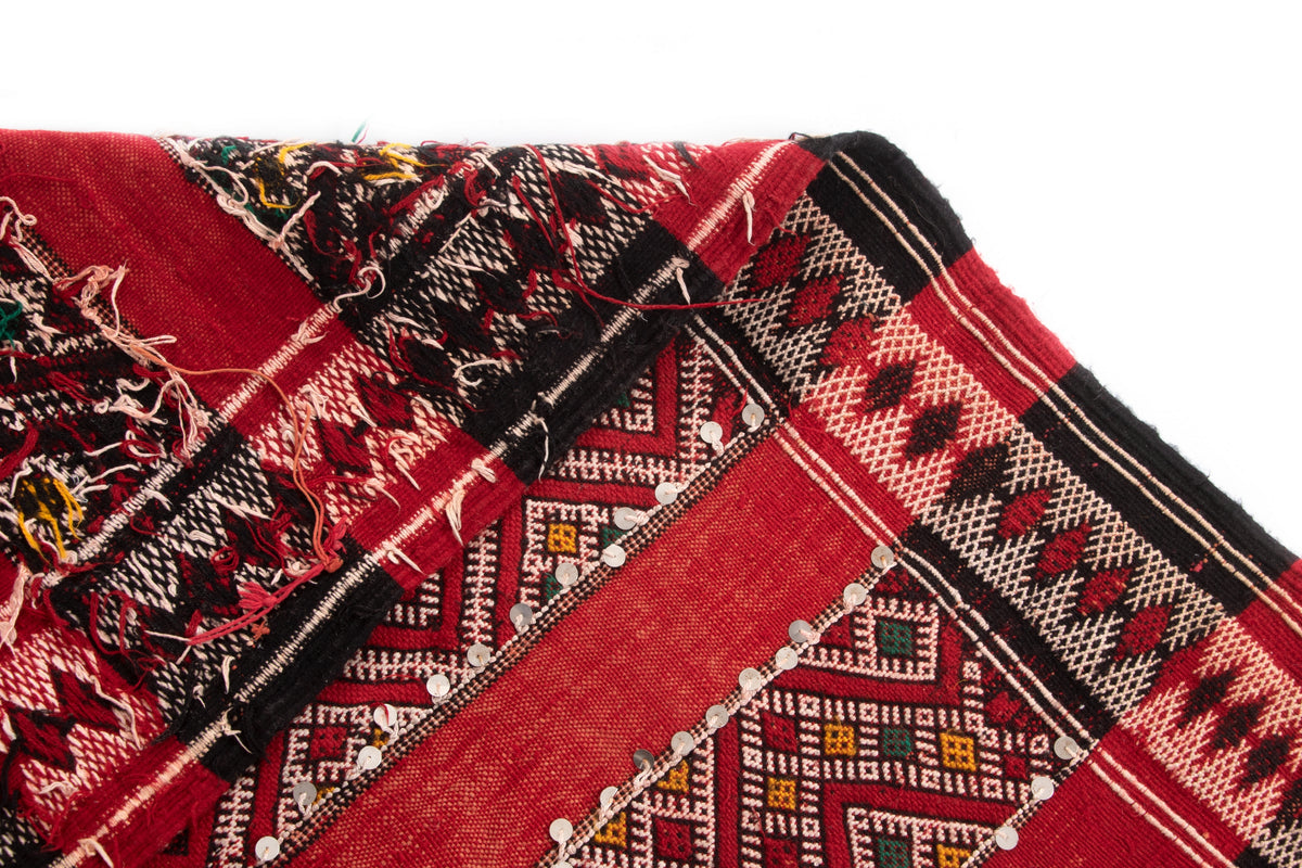 Wolle Teppich Zemour Kelim in Rot von Hadorn™ - Lifestyle Image