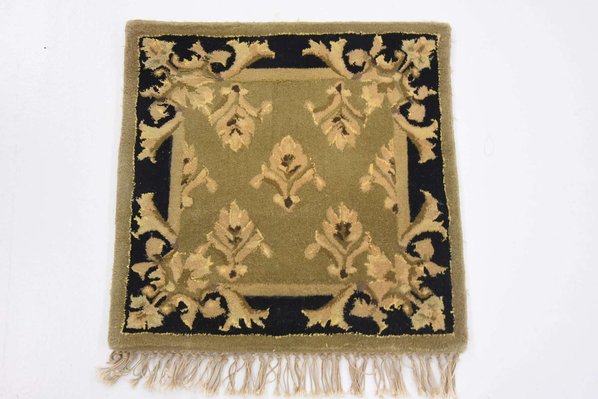 Wolle und Seide Teppich Tabriz Design in Grün von Hadorn™ - Lifestyle Image