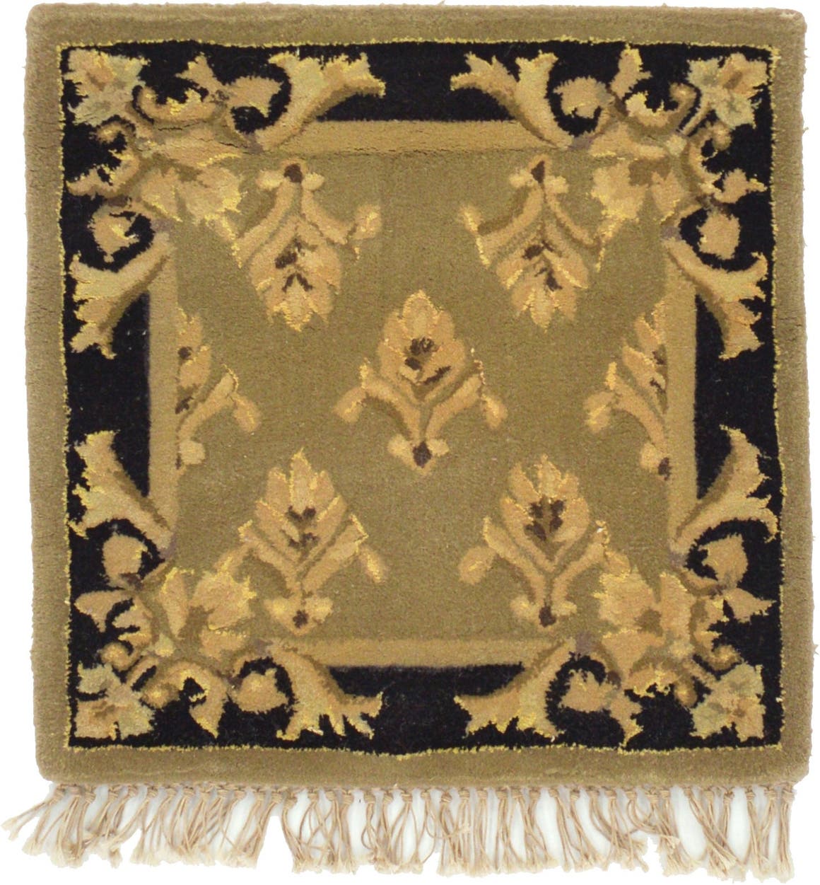Wolle und Seide Teppich Tabriz Design in Grün von Hadorn™ - Lifestyle Image
