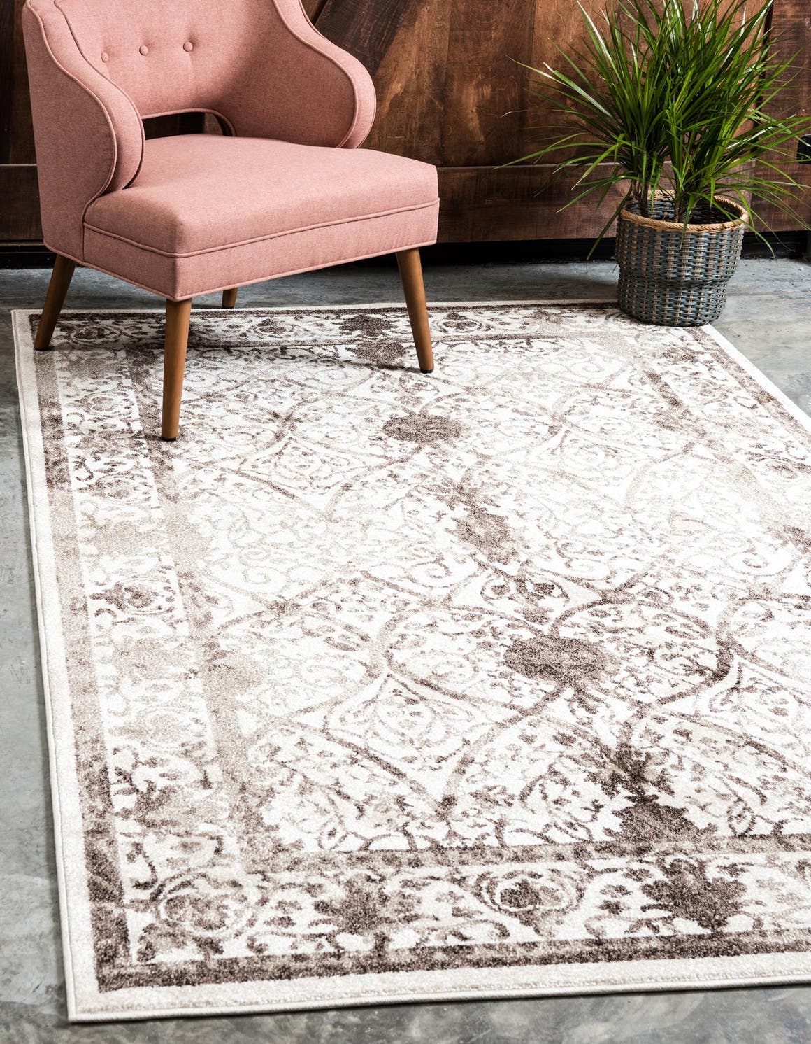Rechteck Teppich Vista in Beige von Hadorn™ - Lifestyle Image