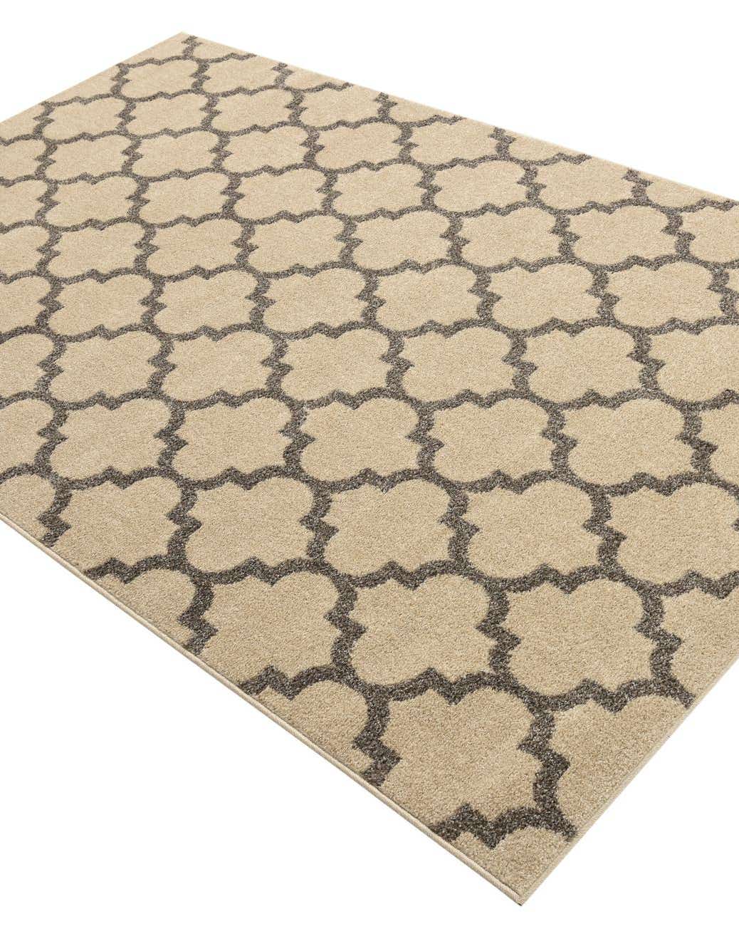 Rechteck Teppich Trellis in Beige und Grau von Hadorn™ - Lifestyle Image