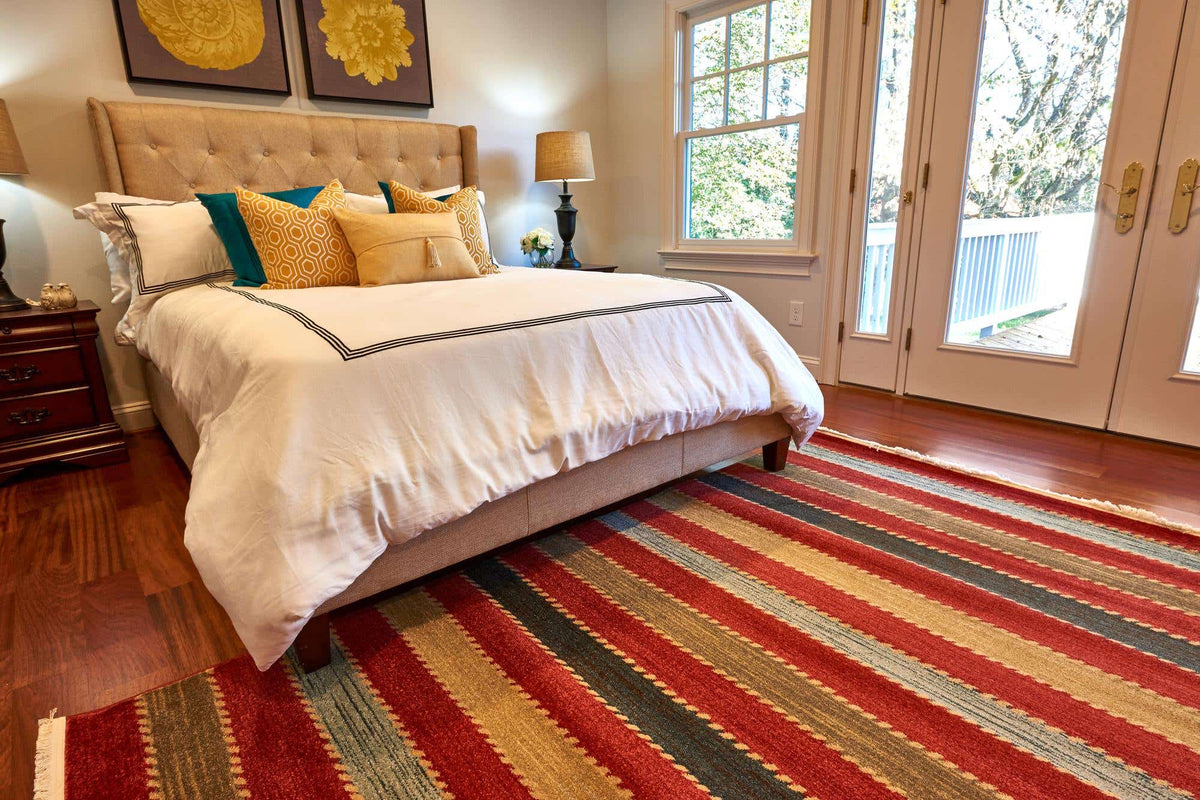 Rechteck Teppich Kashkuli Gabbeh in Mehrfarbig von Hadorn™ - Lifestyle Image