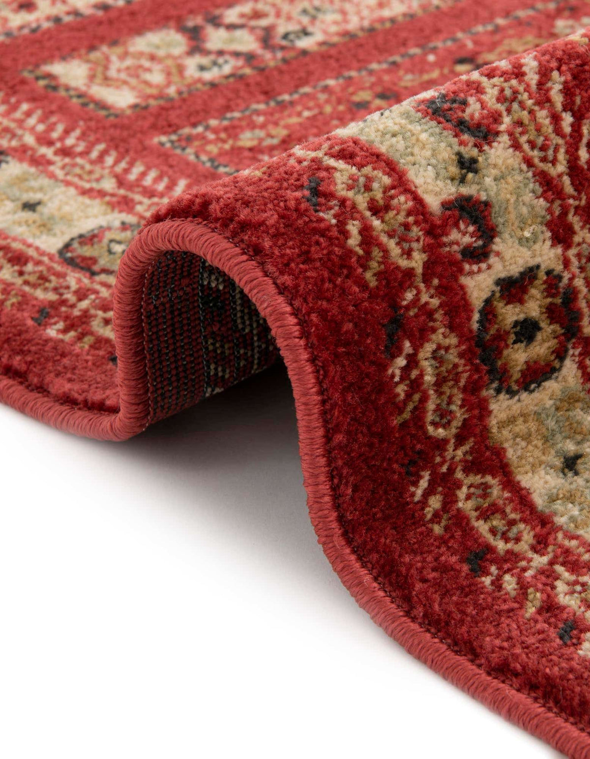 Rechteck Teppich Kashkuli Gabbeh in Rostrot von Hadorn™ - Lifestyle Image