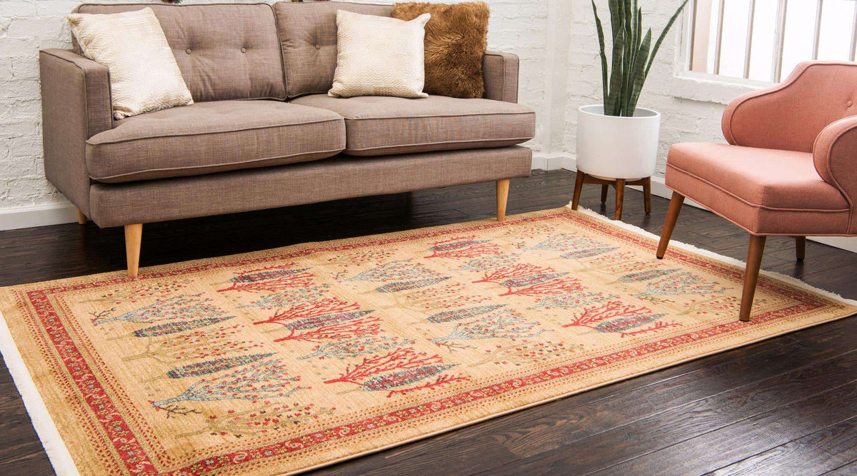 Rechteck Teppich Kashkuli Gabbeh in Braun von Hadorn™ - Lifestyle Image