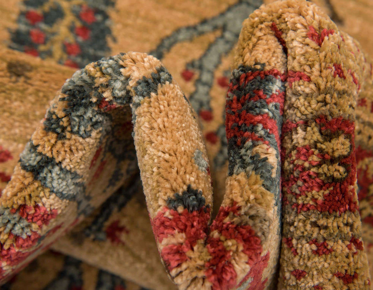 Rechteck Teppich Kashkuli Gabbeh in Braun von Hadorn™ - Lifestyle Image