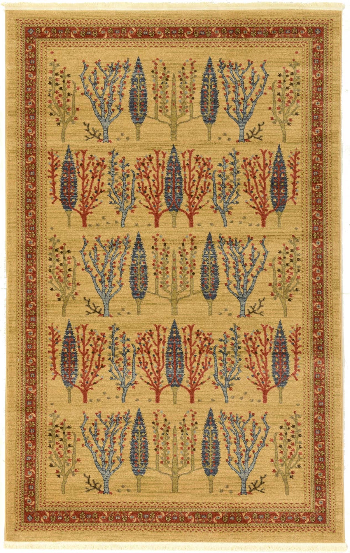 Rechteck Teppich Kashkuli Gabbeh in Braun von Hadorn™ - Lifestyle Image