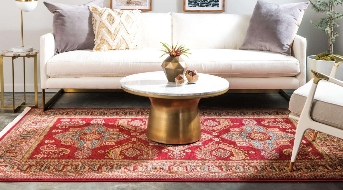Rechteck Teppich Serapi in Rot von Hadorn™ - Lifestyle Image