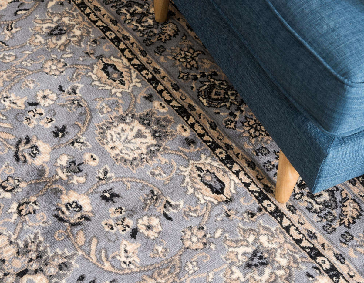 Rechteck Teppich Kashan Design in Grau von Hadorn™ - Lifestyle Image
