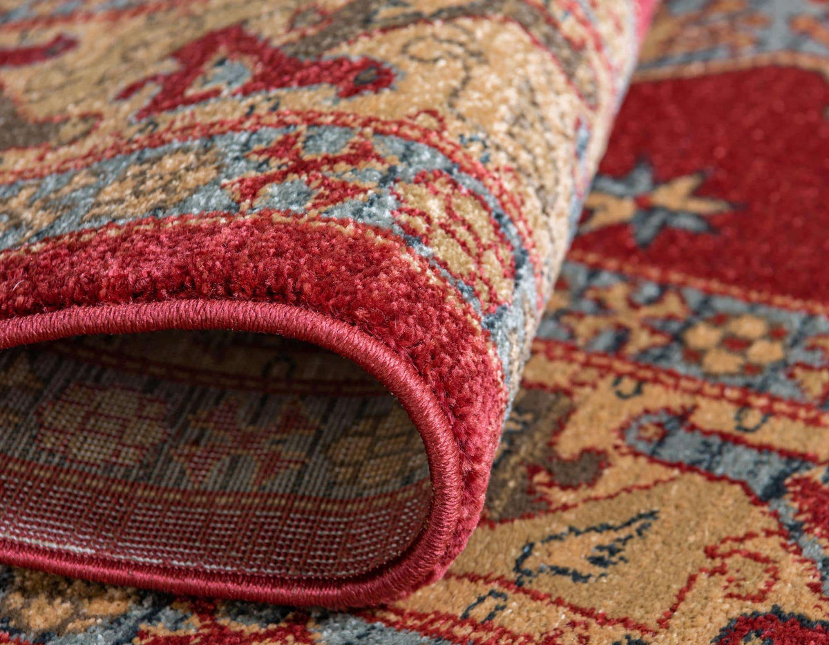 Rund Teppich Serapi in Rot von Hadorn™ - Lifestyle Image