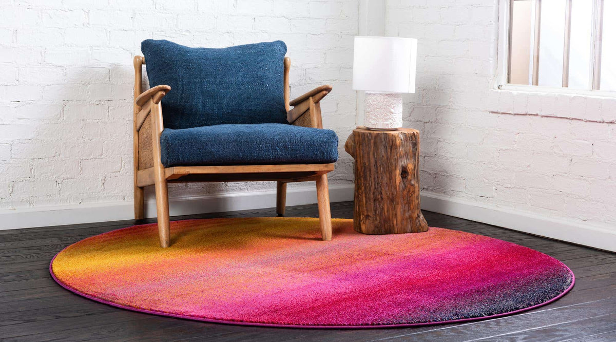 Rund Teppich Casablanca in Mehrfarbig von Hadorn™ - Lifestyle Image