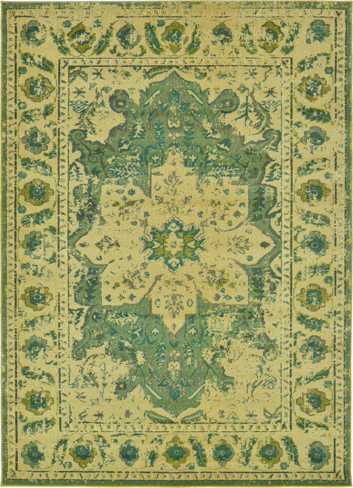 Rechteck Teppich Palazzo in Grün von Hadorn™ - Lifestyle Image