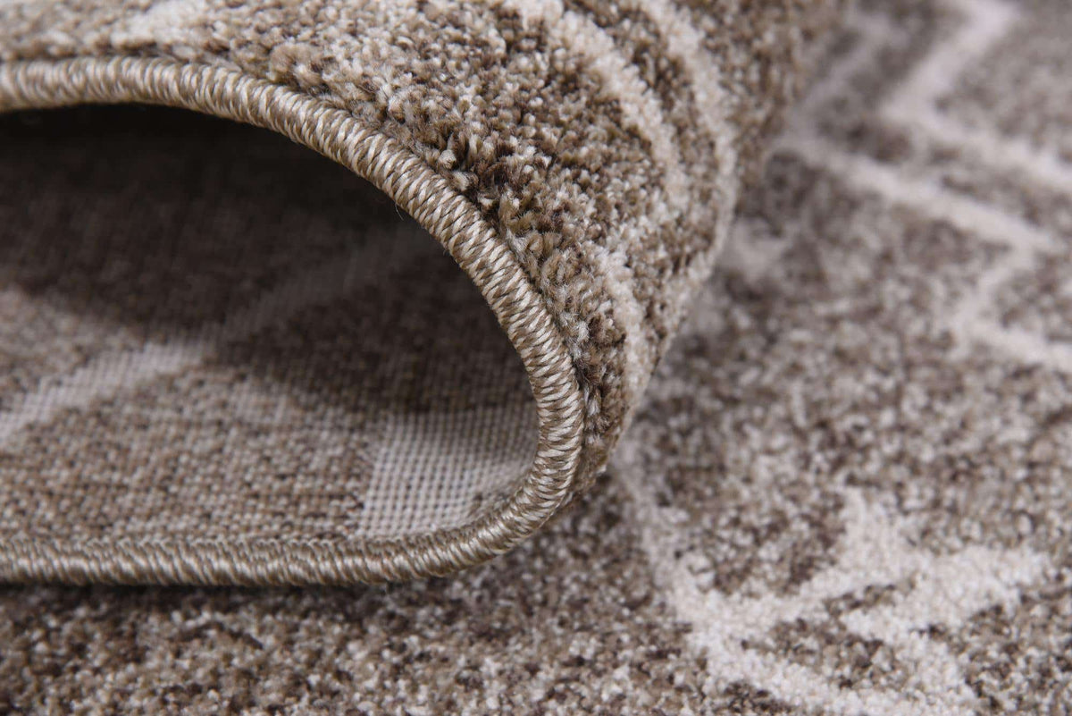 Rechteck Teppich Damask in Hellbraun von Hadorn™ - Lifestyle Image