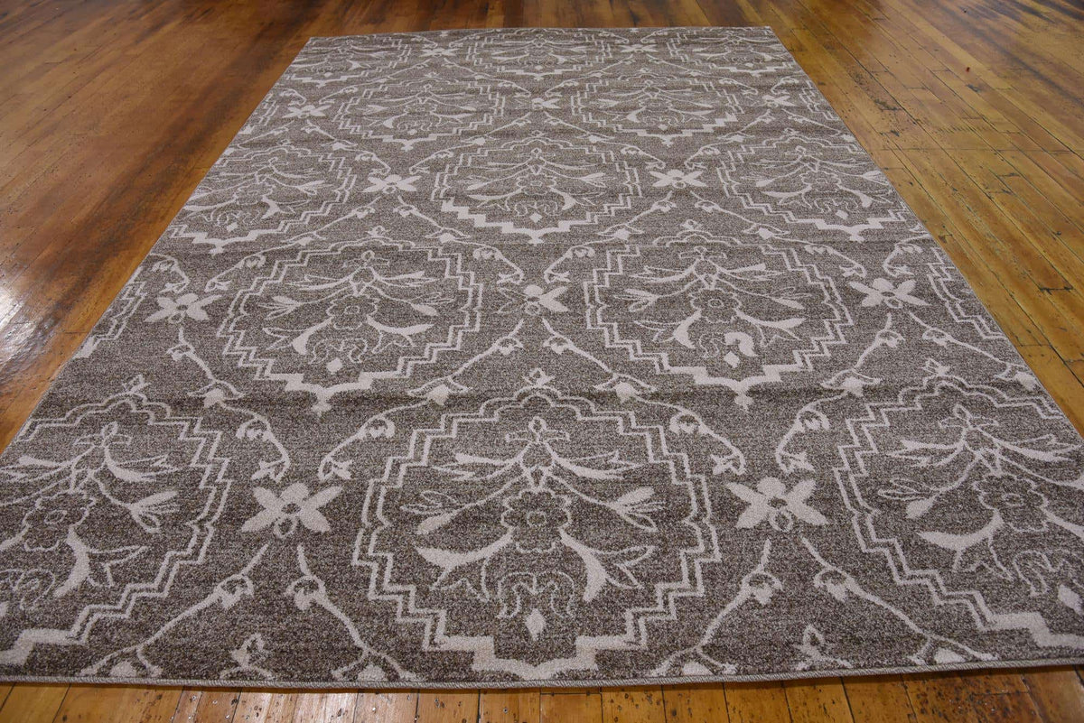 Rechteck Teppich Damask in Hellbraun von Hadorn™ - Lifestyle Image