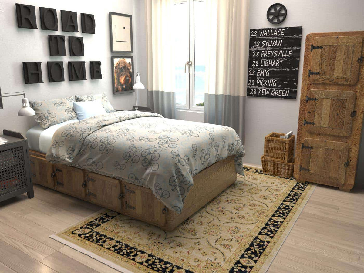 Rechteck Teppich Kensington in Beige von Hadorn™ - Lifestyle Image