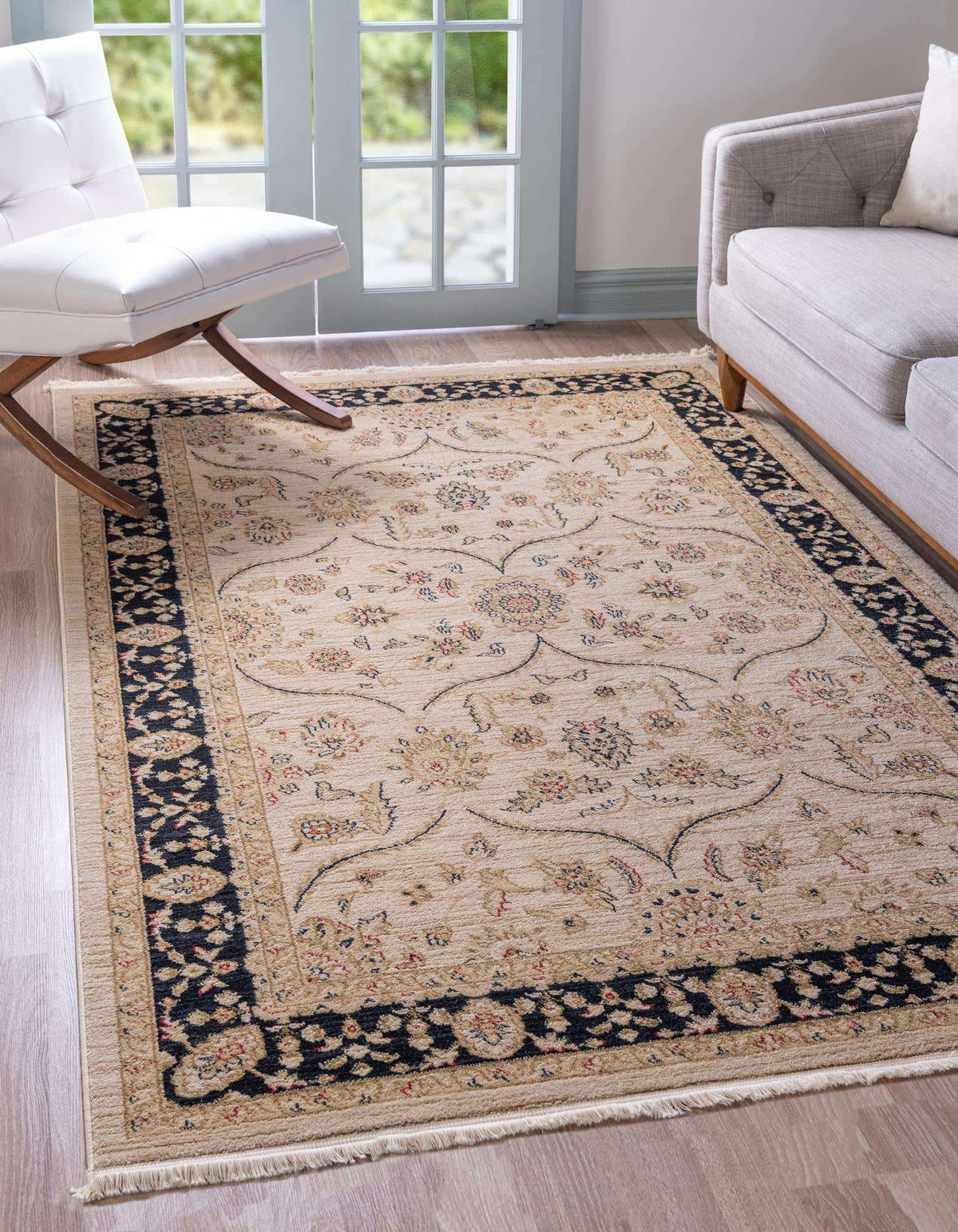 Rechteck Teppich Kensington in Beige von Hadorn™ - Lifestyle Image