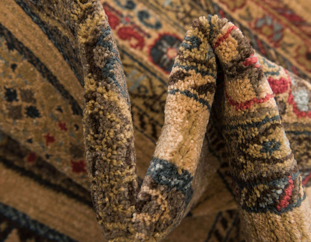 Rechteck Teppich Kashkuli Gabbeh in Braun von Hadorn™ - Lifestyle Image