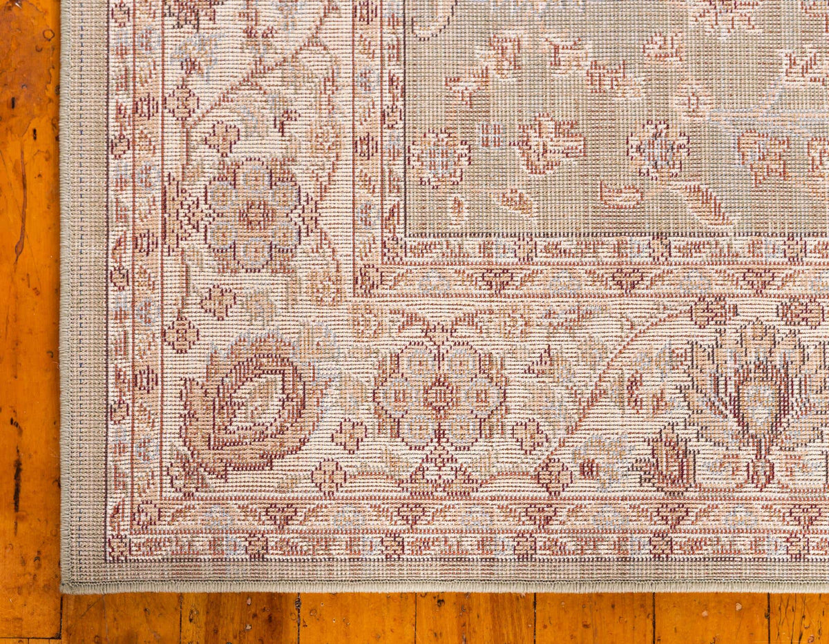 Rechteck Teppich Classic Agra in Hellgrün von Hadorn™ - Lifestyle Image