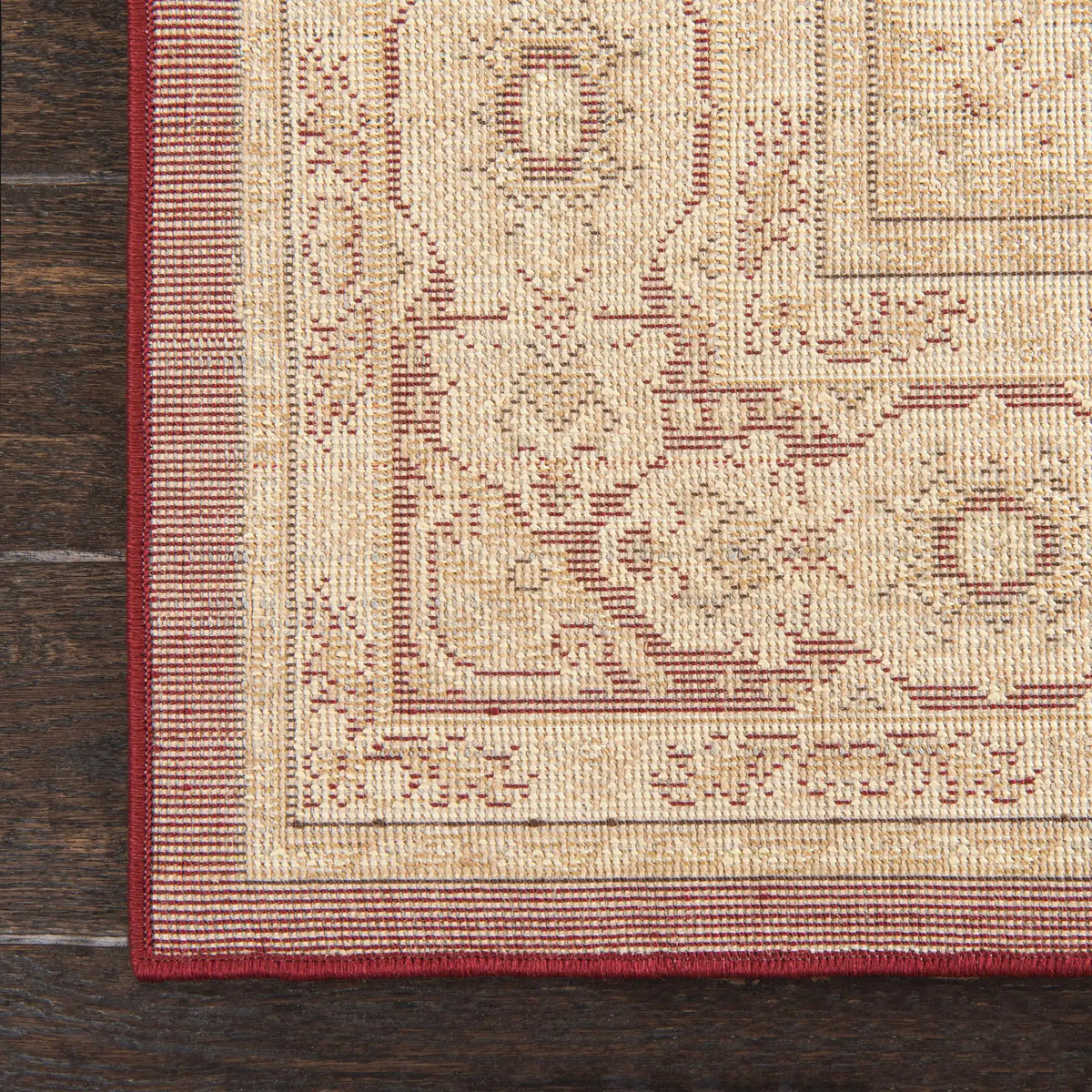Rechteck Teppich Classic Aubusson in Rot von Hadorn™ - Lifestyle Image