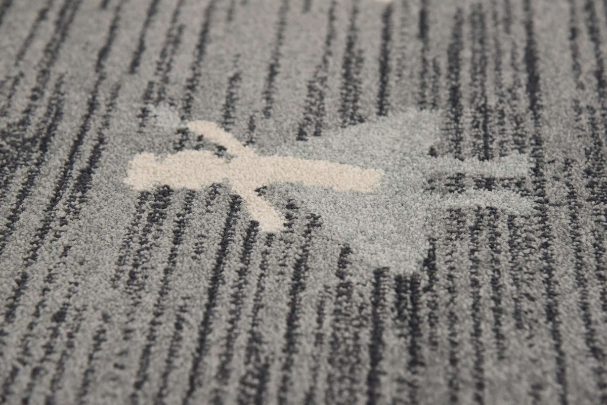 Rechteck Teppich Kashkuli Gabbeh in Dunkelgrau von Hadorn™ - Lifestyle Image