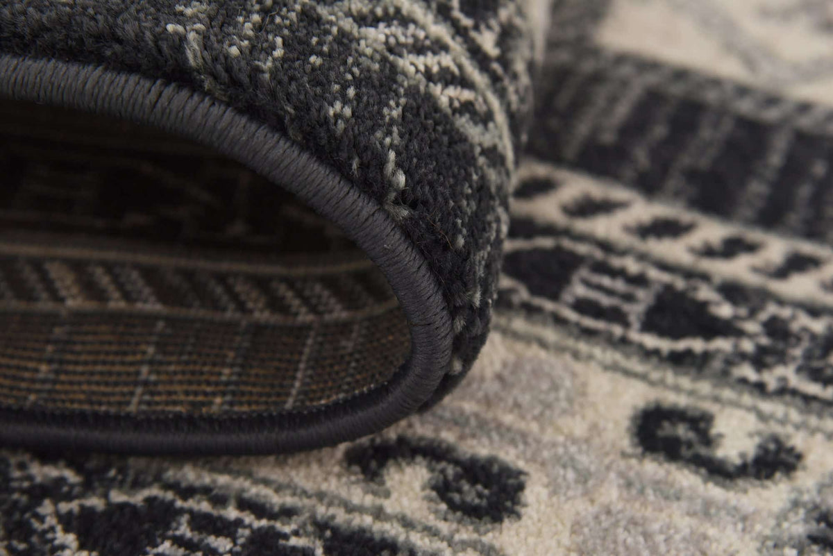 Rechteck Teppich Kashkuli Gabbeh in Dunkelgrau von Hadorn™ - Lifestyle Image