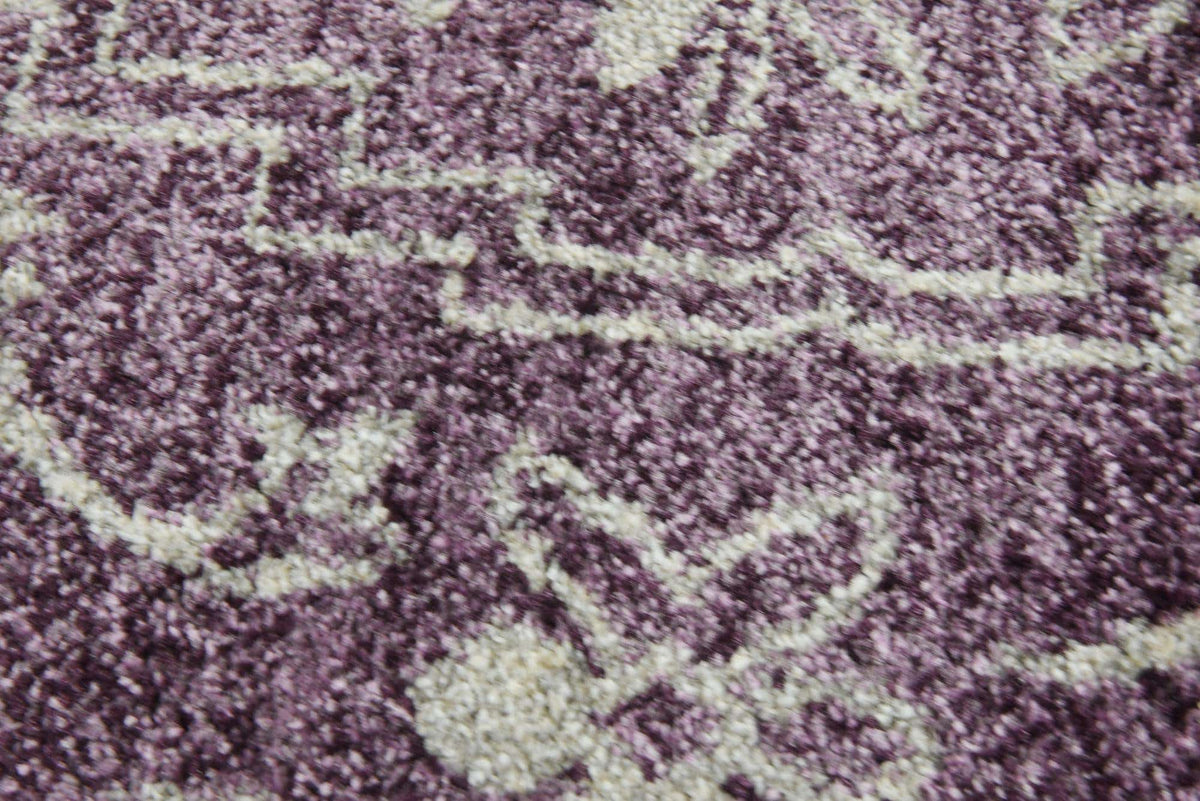 Rechteck Teppich Damask in Lila von Hadorn™ - Lifestyle Image