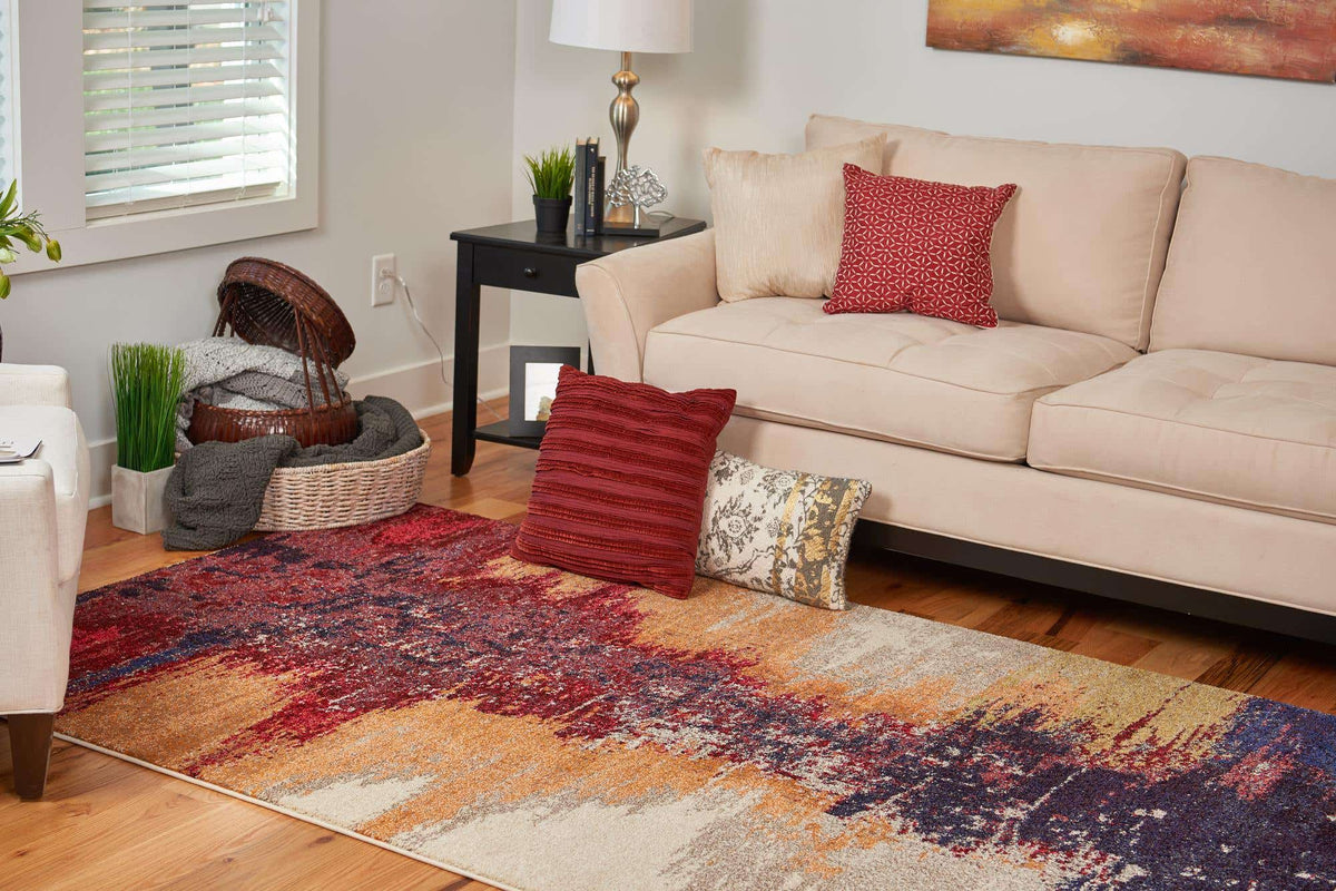 Rechteck Teppich Casablanca in Orange von Hadorn™ - Lifestyle Image