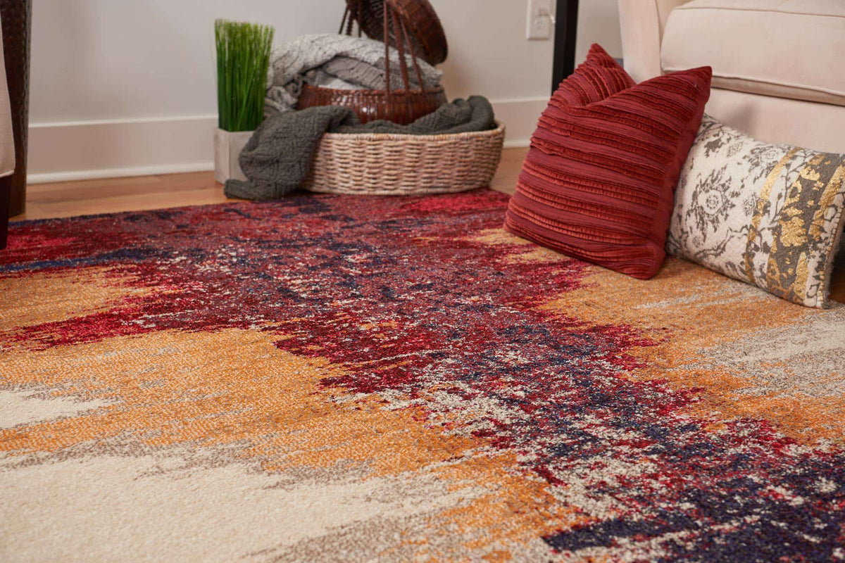 Rechteck Teppich Casablanca in Orange von Hadorn™ - Lifestyle Image