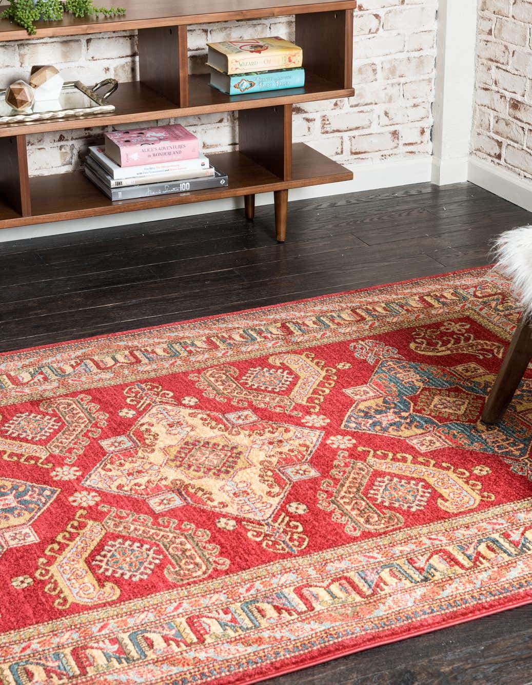 Rechteck Teppich Serapi in Rot von Hadorn™ - Lifestyle Image